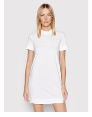 Sukienka Sukienka codzienna J20J218458 Biały Regular Fit - modivo.pl Calvin Klein Jeans