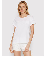 Bluzka T-Shirt Serber N0YIXM Biały Regular Fit - modivo.pl Napapijri