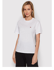 Bluzka T-Shirt Salis Ss W 2 NP0A4FSL Biały Regular Fit - modivo.pl Napapijri