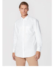 Koszula męska Koszula Maso Corto GR22-KOM501 Biały Regular Fit - modivo.pl Gino Rossi