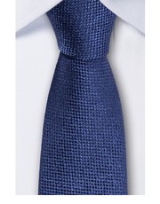 krawat Granatowy krawat z włoskiego jedwabiu 1225 - yoos.pl