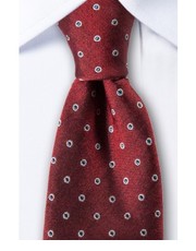 krawat Elegancki bordowy krawat KR1427 - yoos.pl