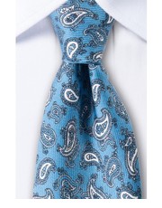 krawat Krawat w paisley z jedwabiu KR1418 - yoos.pl