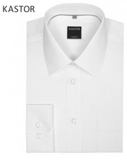 koszula męska Klasyczna koszula firmy  w kolorze bieli 39 - yoos.pl
