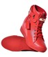 Buty damskie Laza Czerwone sneakersy damskie na koturnie