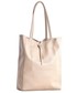 Shopper bag Laza Beżowa torebka typu worek