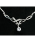 Komplet biżuterii Colibra Komplet naszyjnik kolczyki srebro kryształki motyl