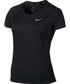 Bluzka Nike Koszulka  Dry Miler Running Top czarne 831530-010