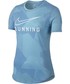 Bluzka Nike Koszulka  Dry Running T-shirt niebieskie 839520-432