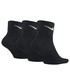 Skarpety męskie Nike Skarpety  Lightweight Quarter czarne SX4706-001