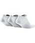 Skarpety męskie Nike Skarpety  3ppk Lightweight No S białe SX4705-101