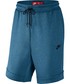 Krótkie spodenki męskie Nike Spodenki  Sportswear Tech Fleece Short niebieskie 805160-457