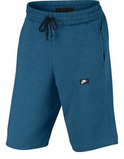 krótkie spodenki męskie Spodenki  Sportswear Modern Short niebieskie 834350-457 - Nstyle.pl