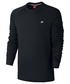 Bluza męska Nike Bluzka  Sportswear Modern Crew czarne 805126-010