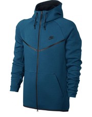 bluza męska Bluza  Sportswear Tech Fleece Windrunner Hoodie niebieskie 805144-457 - Nstyle.pl