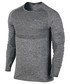 T-shirt - koszulka męska Nike Bluzka  Dri-fit Knit Ls szare 717760-010