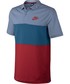 T-shirt - koszulka męska Nike Koszulka  Matchup Mens Polo niebieskie 847646-436