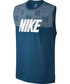 T-shirt - koszulka męska Nike Koszulka  Sportswear Advance 15 Tank niebieskie 847648-457