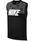 T-shirt - koszulka męska Nike Koszulka  Sportswear Advance 15 Tank czarne 847648-010