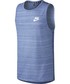T-shirt - koszulka męska Nike Koszulka  Sportswear Advance 15 Tank niebieskie 882153-450