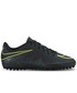 Sportowe buty dziecięce Nike Buty Jr Hypervenom Phelon Ii Tf czarne 749922-009