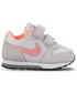 Sneakersy dziecięce Nike Buty  Md Runner 2 (tdv) szare 807328-007
