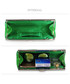 Kopertówka EVANGARDA Zielona torebka wizytowa kopertówka z ozdobą z kyształków