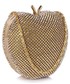 Torebka EVANGARDA Niezwykła torebka wizytowa w kształcie jabłka złota