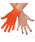 Rękawiczki EVANGARDA Pomarańczowe elastyczne rękawiczki damskie jednobarwne