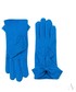 Rękawiczki EVANGARDA Kobaltowe wełniane rękawiczki damskie z kokardą