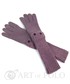Rękawiczki EVANGARDA Liliowe uniwersalne rękawiczki 3 w 1 długie, krótkie, mitenki