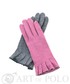 Rękawiczki EVANGARDA Wełniane czarne rękawiczki damskie z falbanką