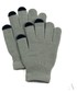 Rękawiczki EVANGARDA Szare elastyczne rękawiczki damskie do ekranów dotykowych