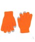Rękawiczki EVANGARDA Szare elastyczne rękawiczki damskie do ekranów dotykowych