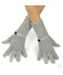 Rękawiczki EVANGARDA Białe rękawiczki damskie z ozdobną kratką