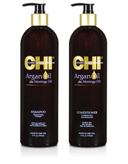szampon CHI Argan Oil Zestaw Szampon 739ml+ Odżywka 739ml - AmbasadaPiekna.com