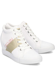sneakersy Roxanna - Sneakersy Damskie - RE9806 WHITE/GOLD - Mivo.pl