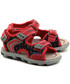 Sandały dziecięce Geox Baby Pianeta - Czerwone Nylonowe Sandały Dziecięce - B5264D 01550 C0735