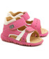 Sandały dziecięce Reima Jippo - Różowe Ekoskórzane Sandały Dziecięce - 569215 4540