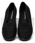 Trampki damskie Bella Paris Wsuwane buty z koronką ANNETTE czarne