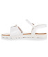 Sandały Fgm Paris Białe sandałki na platformie ELAINA białe