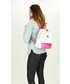 Plecak Furrini Sportowy plecak biały z różowym