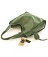 Shopper bag Mazzini MARGOT Modna skórzana torba shopperka  zielona