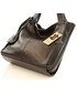 Shopper bag Mazzini MARGOT Modna skórzana torba shopperka  czarna