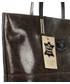 Shopper bag Mazzini Miejska torebka na ramię skóra naturalna brąz caffe