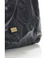 Shopper bag Mazzini Torebka worek skórzany shopper czarny  - Marsala Python