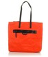 Shopper bag MONNARI Prostokątna miejska torba pomarańczowy
