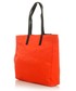 Shopper bag MONNARI Prostokątna miejska torba pomarańczowy