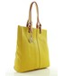 Shopper bag MONNARI Atrakcyjna torebka shopper limonkowy