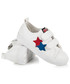Sportowe buty dziecięce Merg Tenisówki na rzep z eko skóry ANWEN biały